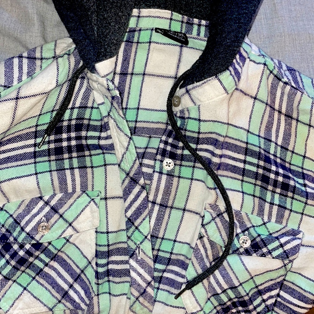 Hooded flannel